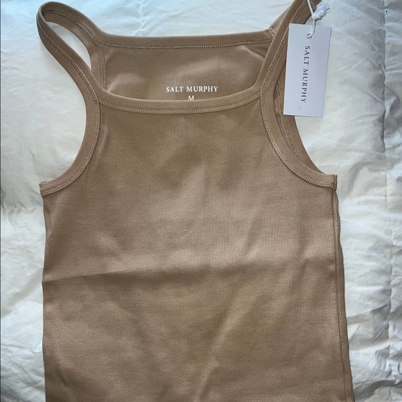 Beige salt & murphy tank top - Picture 1 of 1